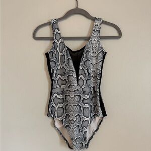 Snakeskin Leotard